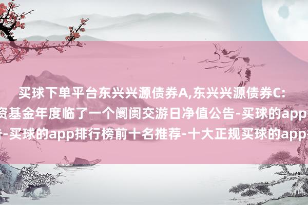 买球下单平台东兴兴源债券A,东兴兴源债券C: 东兴兴源债券型证券投资基金年度临了一个阛阓交游日净值公告-买球的app排行榜前十名推荐-十大正规买球的app排行榜推荐